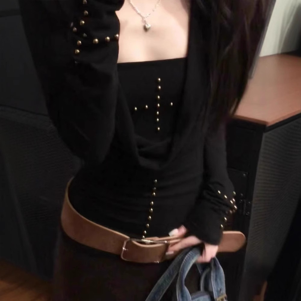 Y2k Dark Girl Cross Long Sleev - T-Shirts review and price
