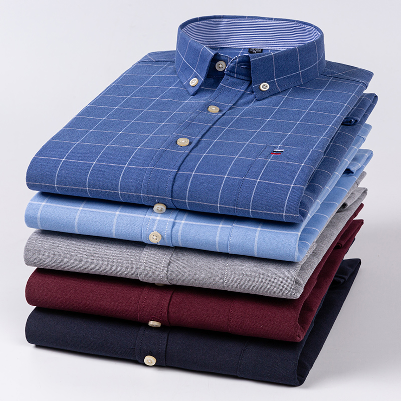 Men's Casual Shirts Cotton Oxf - Oxford Cotton Casual Shirt Business review and price