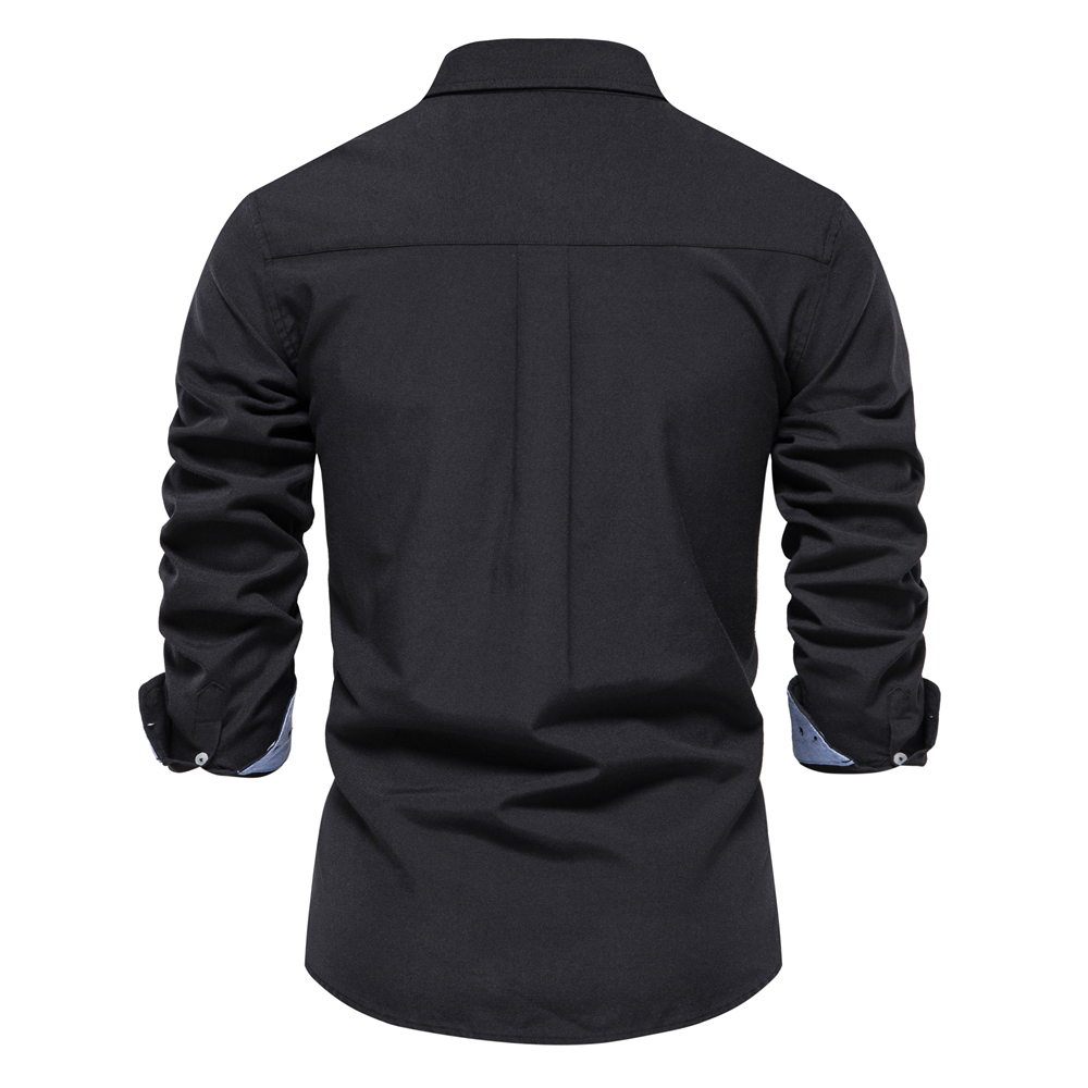 AIOPESON 2023 New Autumn Cotto - Oxford Cotton Casual Shirt Business review and price
