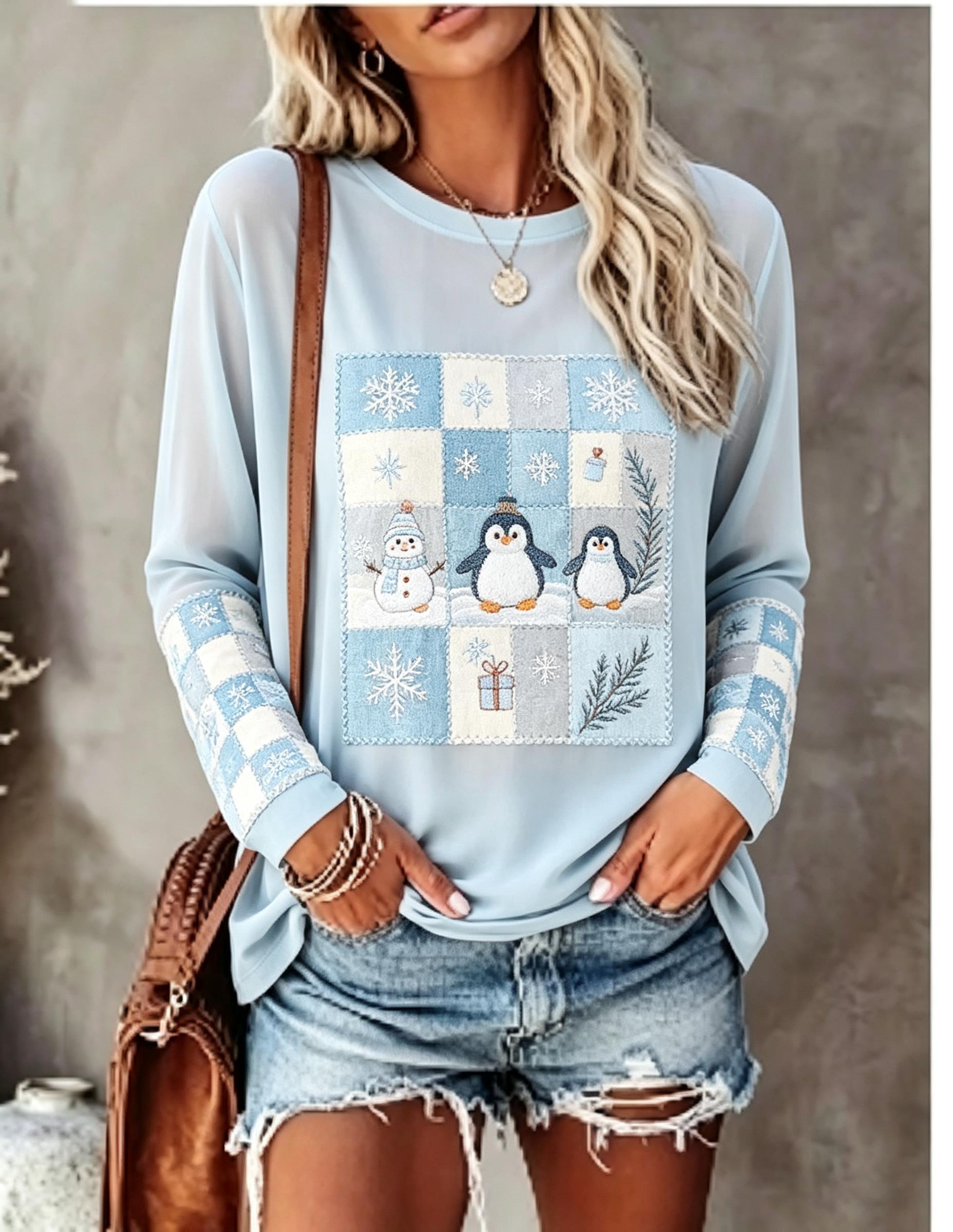 Women Long Sleeve T Shirt Fox  - T-Shirts review and price