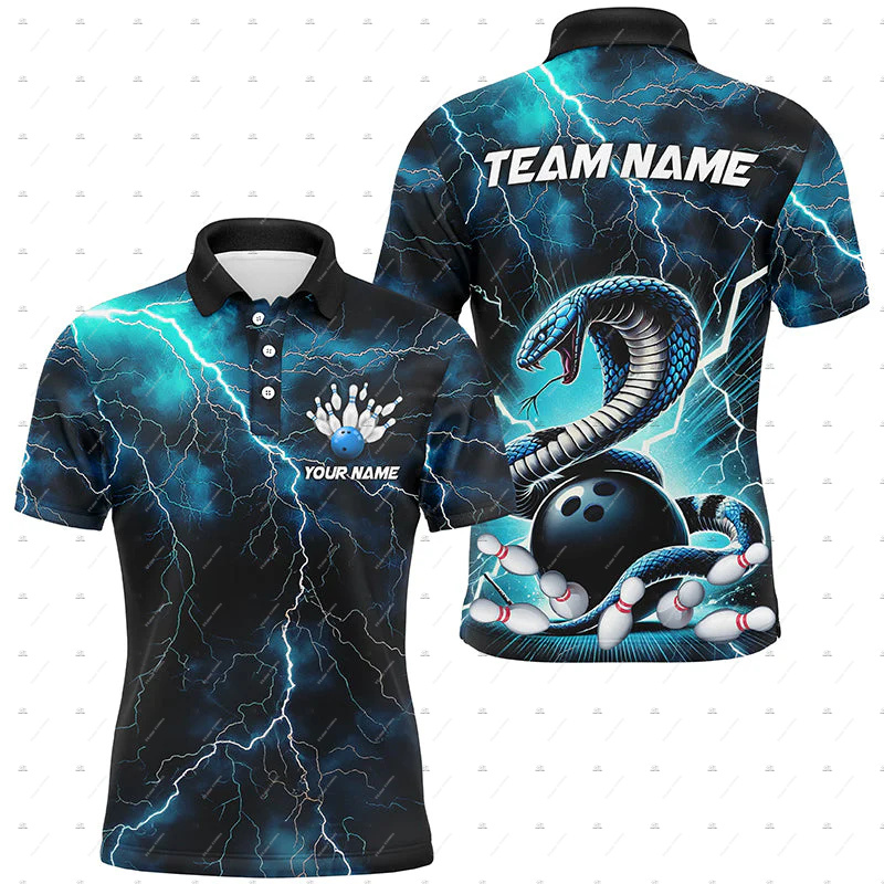 Custom Name Bowling Skull Flam - Short Sleeve Bowling Shirt Retro review and price