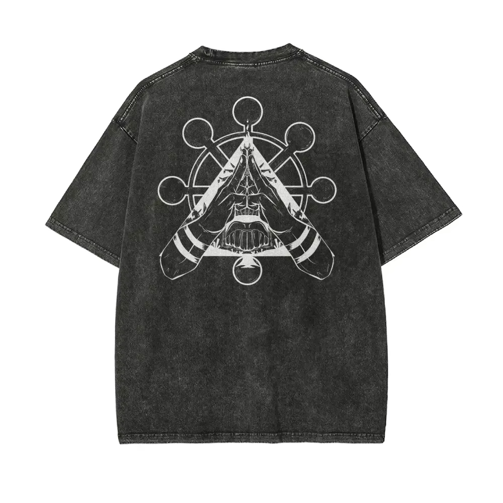 Jujutsu Kaisen Sukuna T Shirt  - Acid Wash Vintage Graphic T Shirt review and price